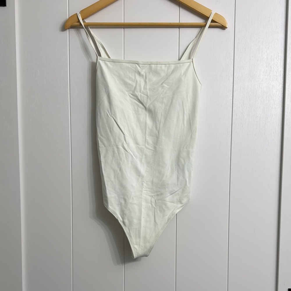Abercrombie White Bodysuit